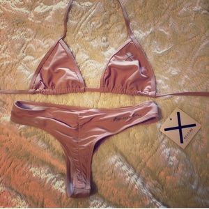 Boutine LA blush pink bikini NEW